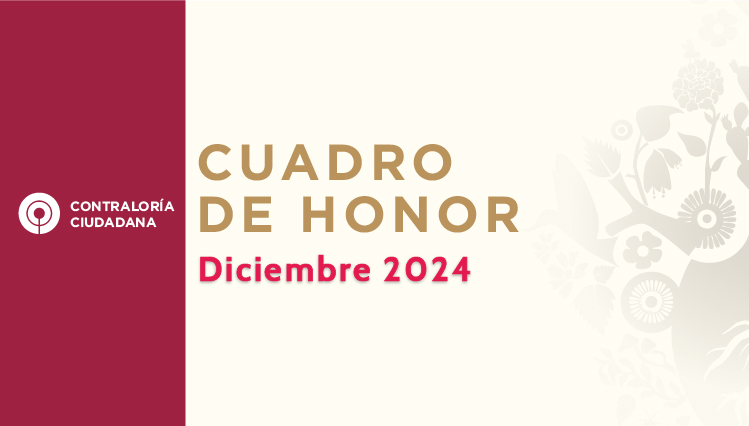 Cuadro de Honor Diciembre