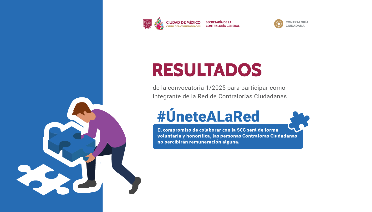 RESULTADOS 1a Convocatoria Red de Contralorías Ciudadanas